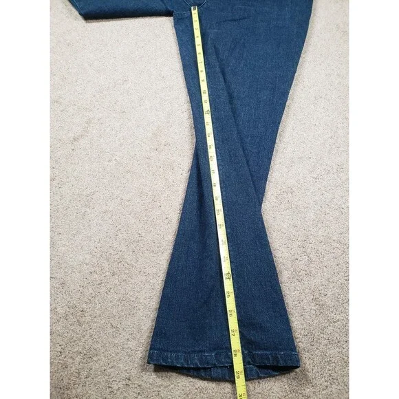 Ralph Lauren Vtg Women’s Blue Jeans Straight Waist Buckle Metallic Hardware 10 - Picture 11 of 12